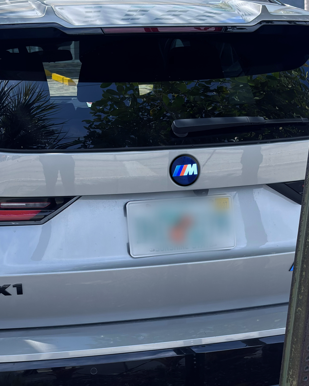 BMW X1 M Sport with LED badge installed